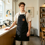 Classic Canvas Apron - Bib Crossback | with Custom Embroidery or Printing
