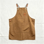 Classic Canvas Apron - Bib Crossback | with Custom Embroidery or Printing