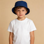 Kids Breathable Bucket Hat Pack – 54cm Polyester Twill | with Custom Embroidery or Printing