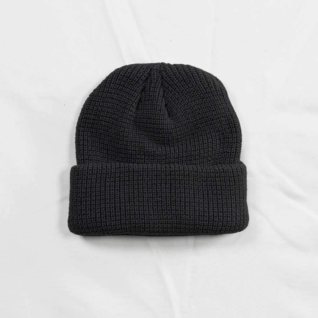 Extra Thick Rib Knit Beanie | With Custom Embroidery