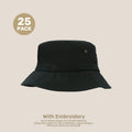 Kids Adjustable Bucket Hat Pack – 50–54cm Cotton Blend Twill | With Custom Embroidery or Printing