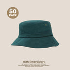 Kids Adjustable Bucket Hat Pack – 50–54cm Cotton Blend Twill | With Custom Embroidery or Printing
