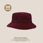 Kids Adjustable Bucket Hat Pack – 50–54cm Cotton Blend Twill | With Custom Embroidery or Printing
