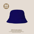 Kids Adjustable Bucket Hat Pack – 50–54cm Cotton Blend Twill | With Custom Embroidery or Printing
