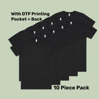 Premium Tubular Tee Pack (5 or 10) – Special Offer | with Custom Printing