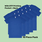 Premium Tubular Tee Pack (5 or 10) – Special Offer | with Custom Printing