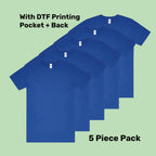 Premium Tubular Tee Pack (5 or 10) – Special Offer | with Custom Printing