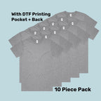 Premium Tubular Tee Pack (5 or 10) – Special Offer | with Custom Printing
