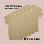 Premium Tubular Tee Pack (5 or 10) – Special Offer | with Custom Printing