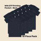 Premium Tubular Tee Pack (5 or 10) – Special Offer | with Custom Printing