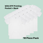 Premium Tubular Tee Pack (5 or 10) – Special Offer | with Custom Printing