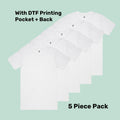 Premium Tubular Tee Pack (5 or 10) – Special Offer | with Custom Printing