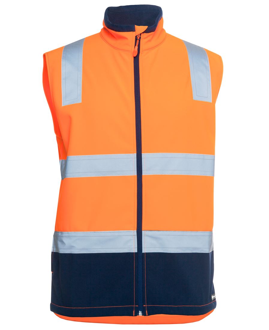 Hi-Vis 3-Layer Softshell Vest Pack (5 or 10) – Special Offer | Waterproof Class D/N Workwear with Custom Printing