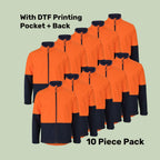 Hi-Vis 3-Layer Softshell Jacket Pack (5 or 10) – Special Offer | Waterproof Workwear with Custom Printing