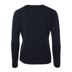 Ladies Wool Blend Cardigan | 12 Gauge Knitwear with Custom Embroidery