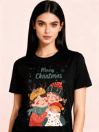 Graphic T-shirt - Kids & Adult Christmas Matching Tee (Family & Snowflakes)