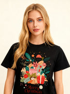 Graphic T-shirt - Kids & Adult Christmas Matching Tee (Nature-themed)