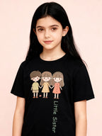 Graphic T-shirt - Siblings Matching Tee (Little Sister)