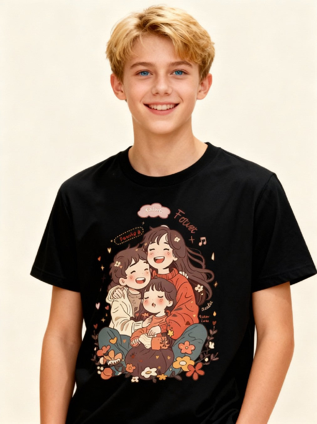 Graphic T-shirt - Sisters & Brothers Matching Tee (Siblings & Family Forever)