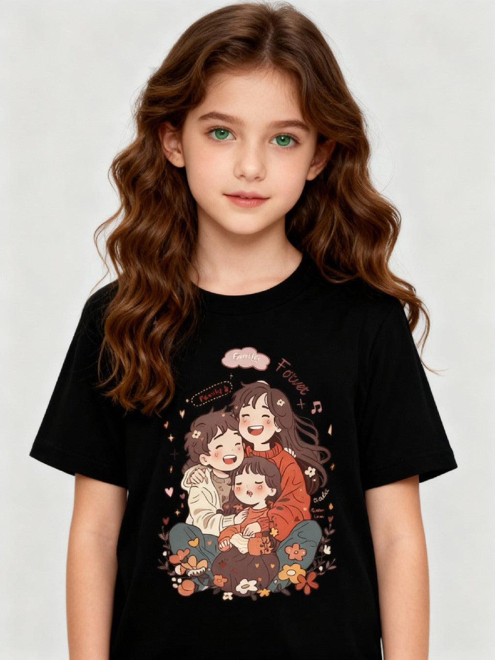 Graphic T-shirt - Sisters & Brothers Matching Tee (Siblings & Family Forever)