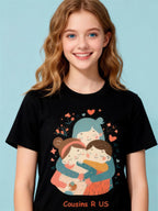 Graphic T-shirt - Brothers & Sisters Matching Tee (Cousins R US, text costomisable)