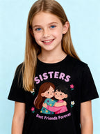 Graphic T-shirt - Sisters Matching Tee (Best Friends Forever)