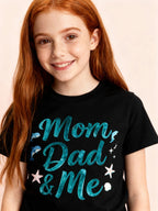 Graphic T-shirt - Dolphin Starfish Matching Tee (Mom, Dad & Me)