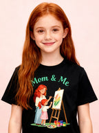 Graphic T-shirt - Painting Matching Tee (Mom & Me)