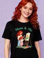 Graphic T-shirt - Painting Matching Tee (Mom & Me)