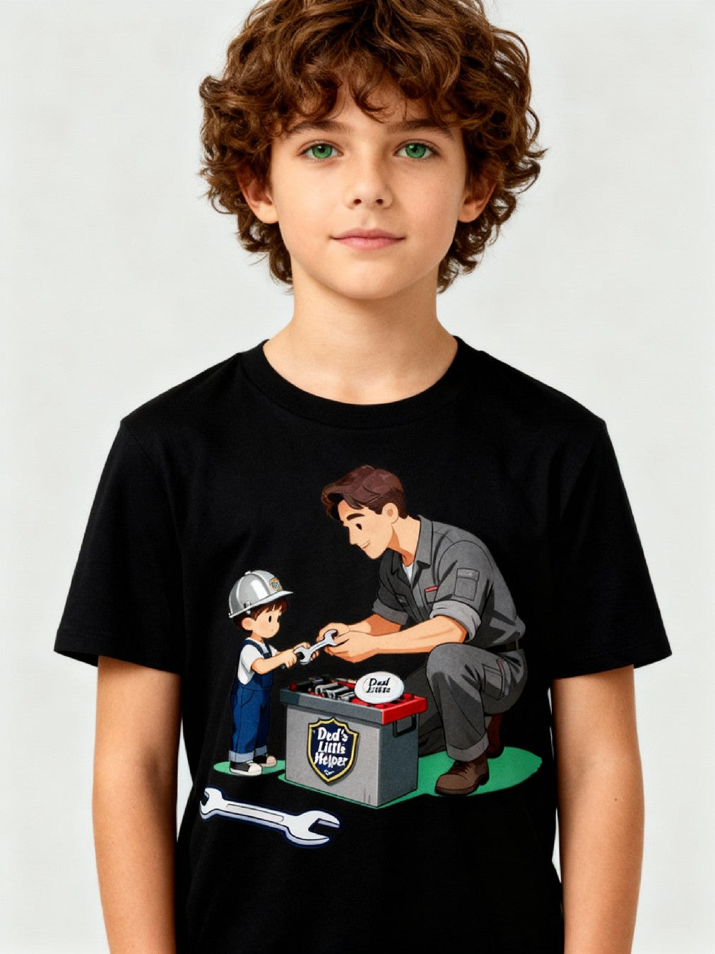 Graphic T-shirt - Dad & Me Matching Tee (Dad's Little Helper)