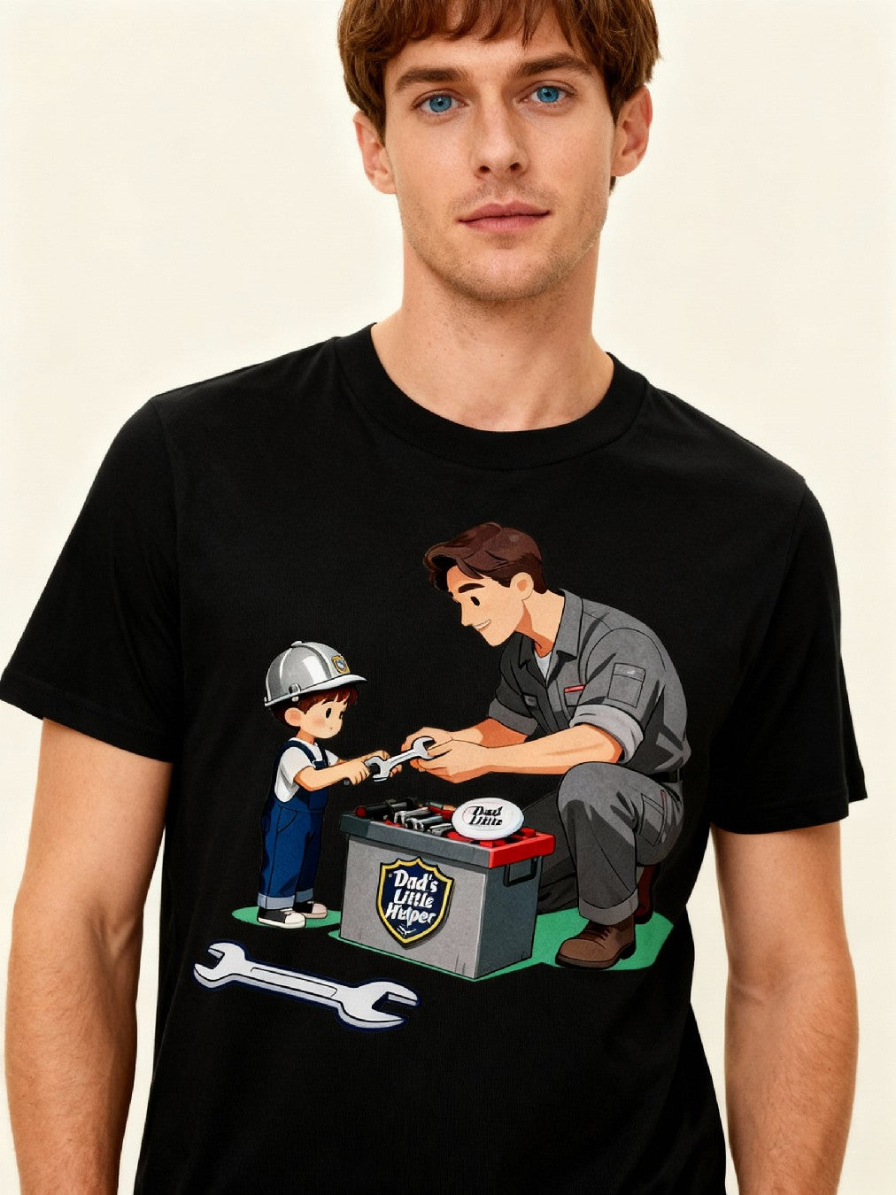 Graphic T-shirt - Dad & Me Matching Tee (Dad's Little Helper)