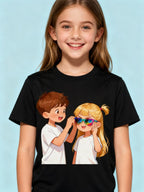 Graphic T-shirt - Twins Matching Tee (Brother & Sister)