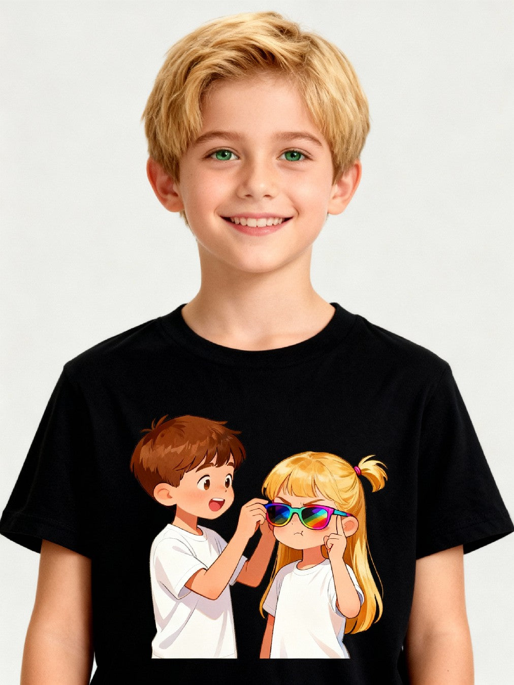Graphic T-shirt - Twins Matching Tee (Brother & Sister)