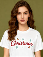 Graphic T-shirt - Kids & Adult Christmas Matching Tee (Classic Minimal)