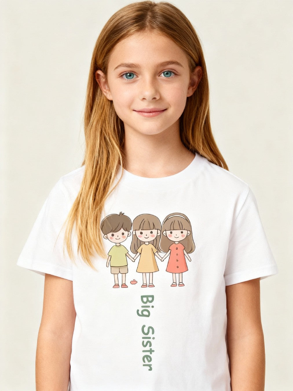 Graphic T-shirt - Siblings Matching Tee (Big Sister)