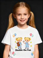 Graphic T-shirt - Twins Matching Tee (Double The Fun)