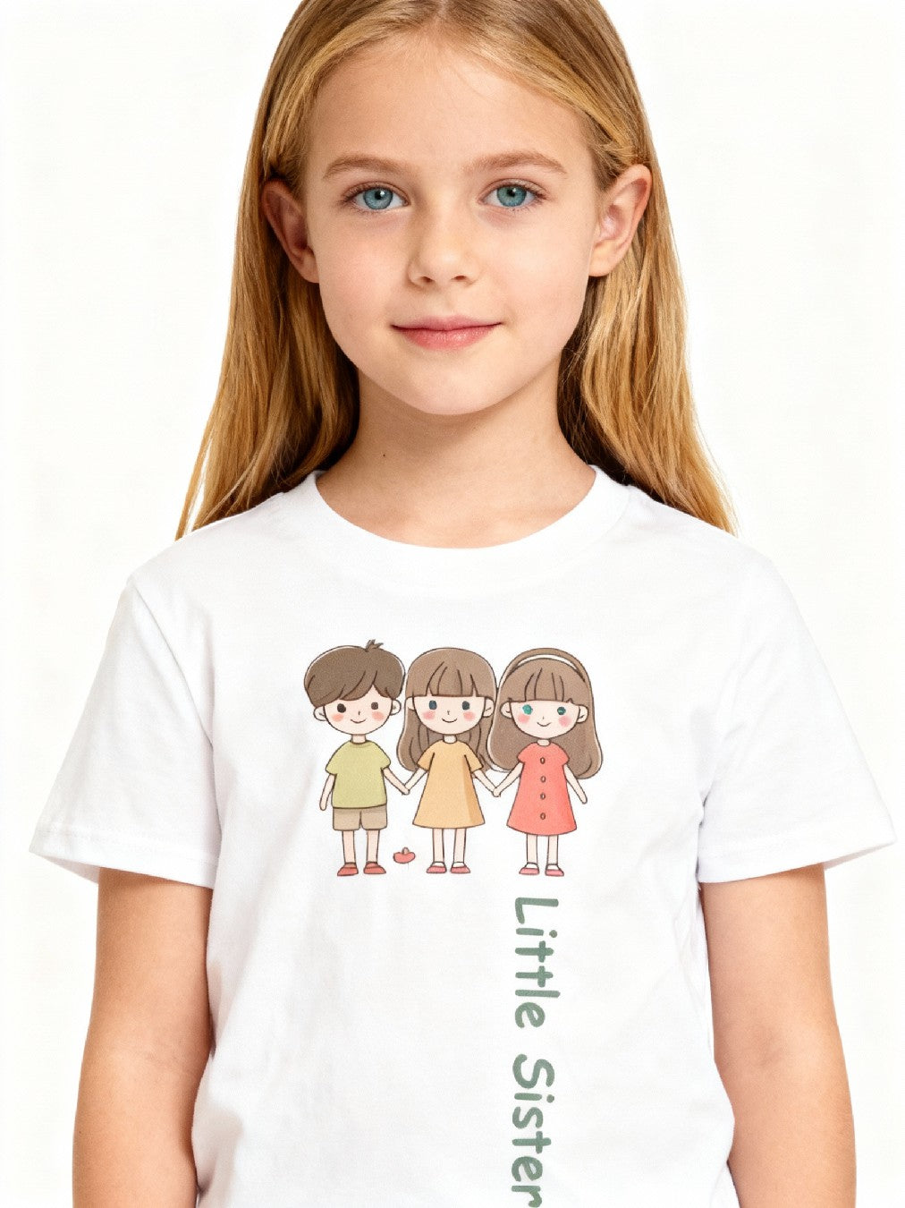 Graphic T-shirt - Siblings Matching Tee (Little Sister)