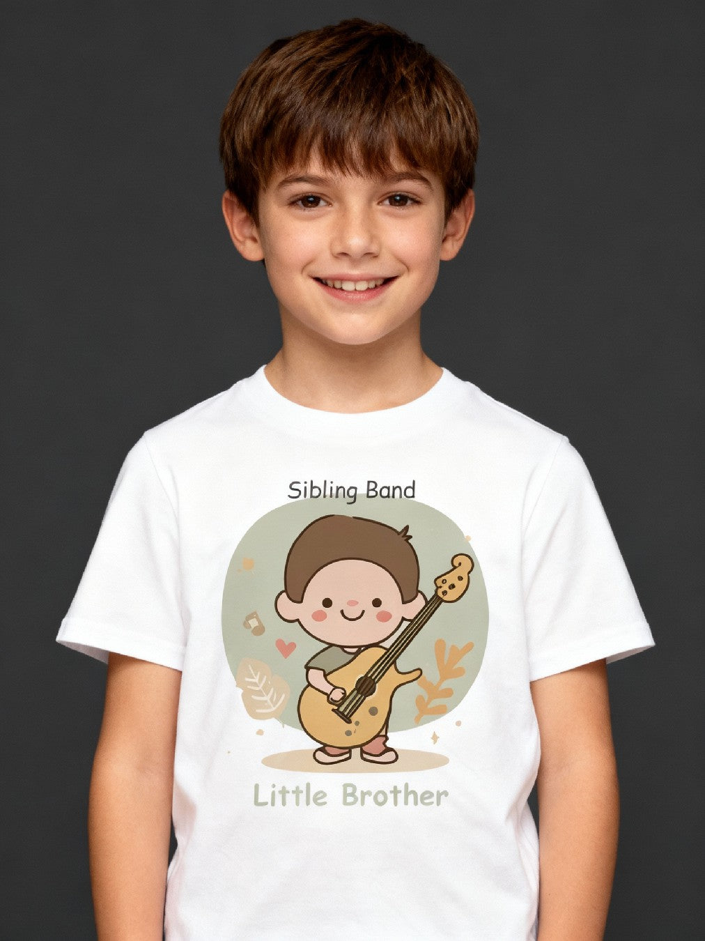 Graphic T-shirt - Bass Boy Matching Tee (Sibling Band)