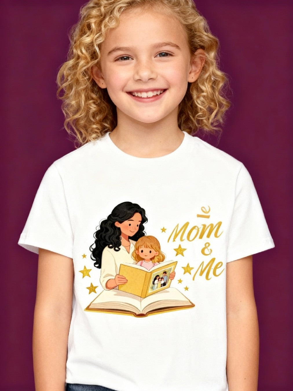 Graphic T-shirt - Reading Matching Tee (Mom & Me)