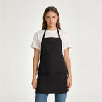 Poly-Cotton Bib Apron | 260gsm Twill with Custom Embroidery