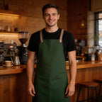Cotton Canvas Bib Apron – Custom Printing for Baristas & Café Staff