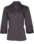Ladies Executive 3/4 Sleeve Shirt | 120gsm Stretch Shirt with Custom Embroidery