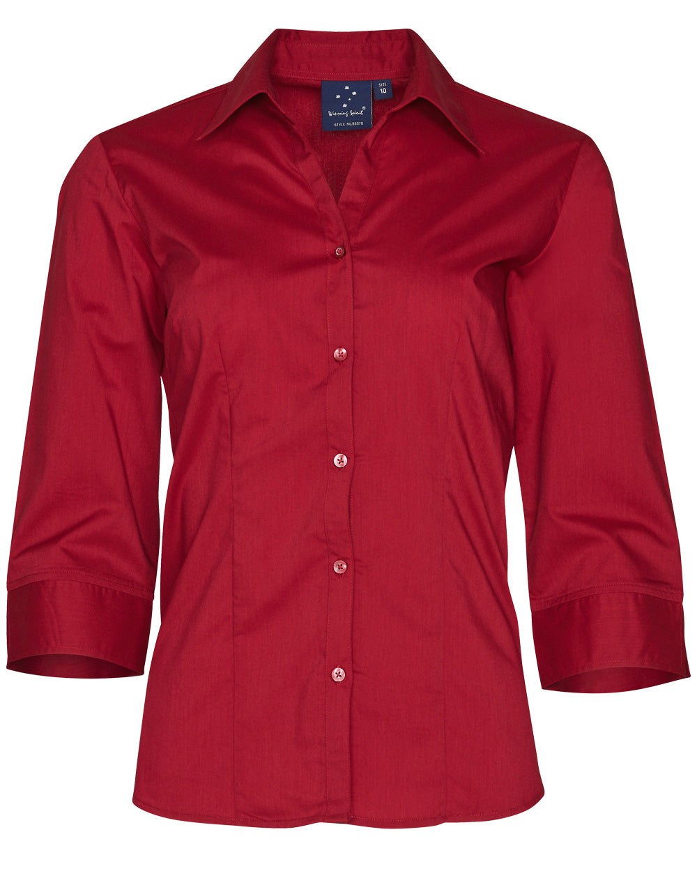 Ladies Executive 3/4 Sleeve Shirt | 120gsm Stretch Shirt with Custom Embroidery