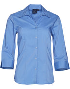 Ladies Executive 3/4 Sleeve Shirt | 120gsm Stretch Shirt with Custom Embroidery