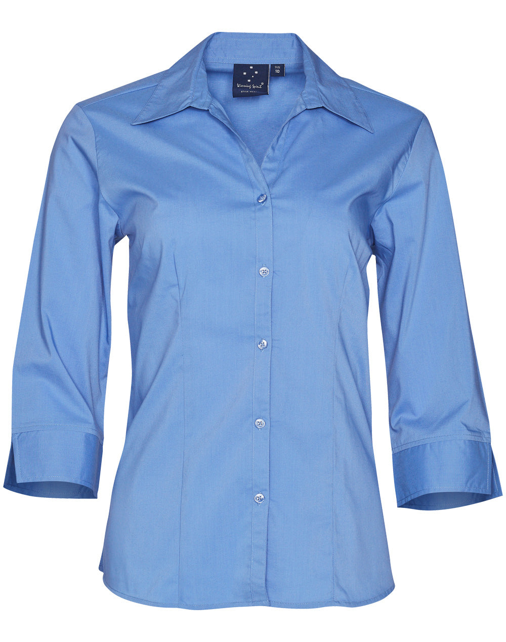 Ladies Executive 3/4 Sleeve Shirt | 120gsm Stretch Shirt with Custom Embroidery