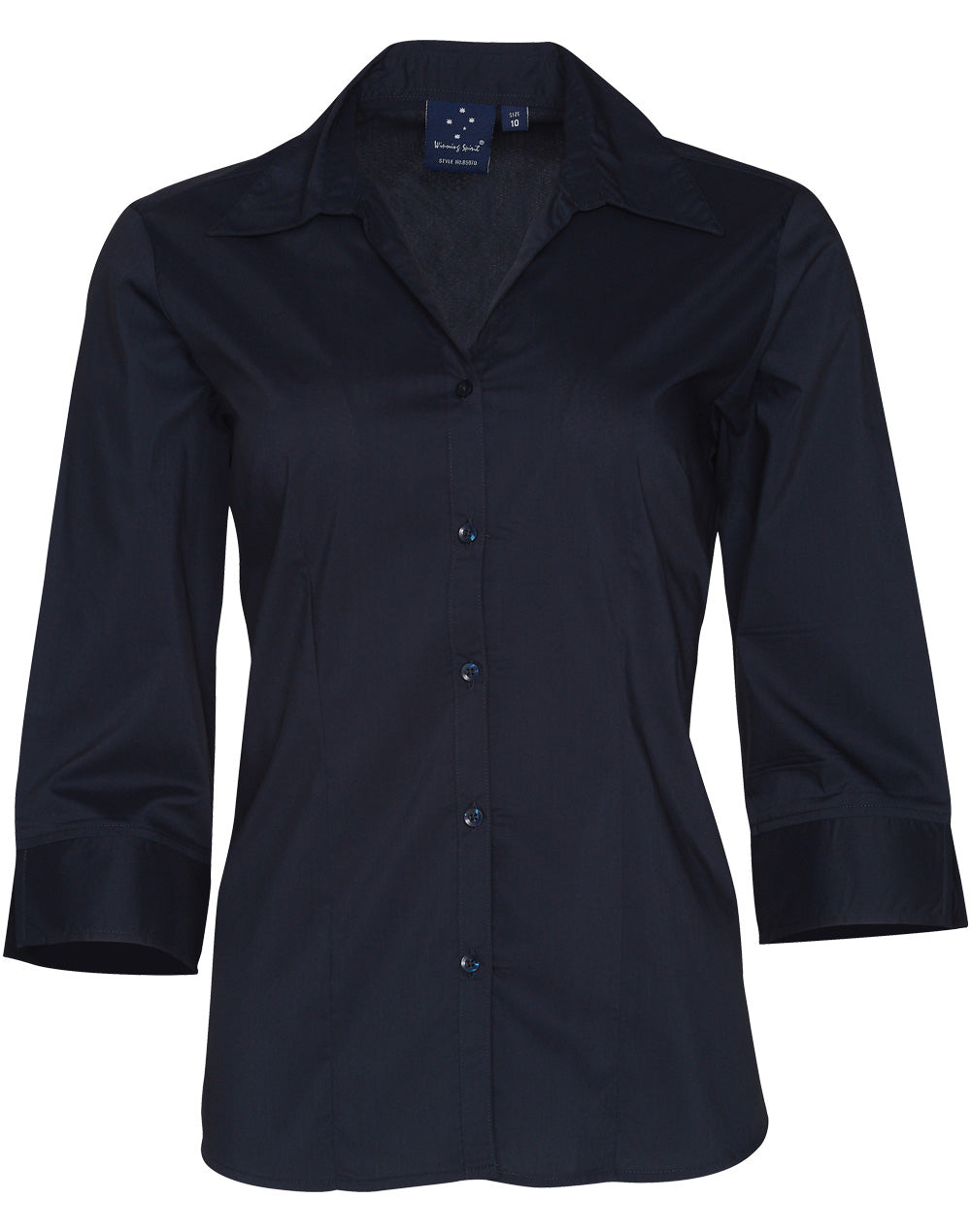 Ladies Executive 3/4 Sleeve Shirt | 120gsm Stretch Shirt with Custom Embroidery