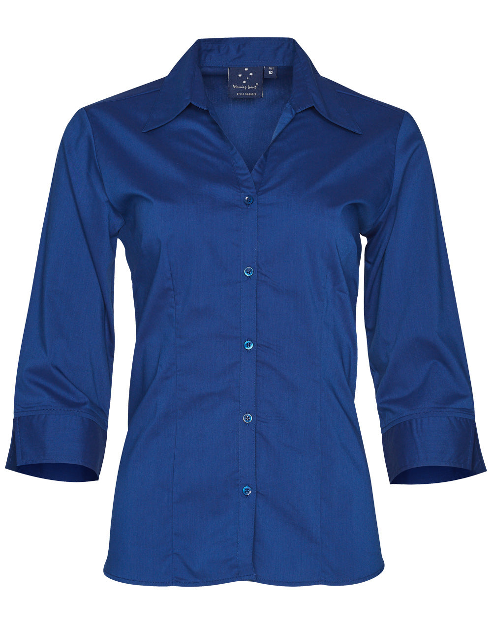 Ladies Executive 3/4 Sleeve Shirt | 120gsm Stretch Shirt with Custom Embroidery