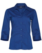 Ladies Executive 3/4 Sleeve Shirt | 120gsm Stretch Shirt with Custom Embroidery