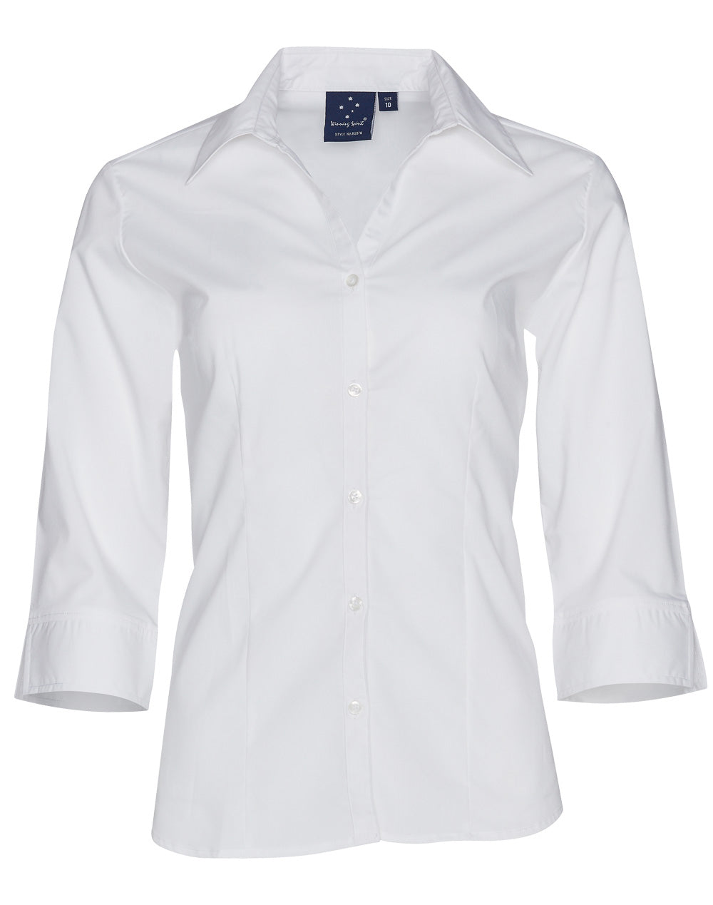 Ladies Executive 3/4 Sleeve Shirt | 120gsm Stretch Shirt with Custom Embroidery