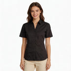 Ladies Executive Short Sleeve Shirt | 120gsm Stretch Shirt with Custom Embroidery